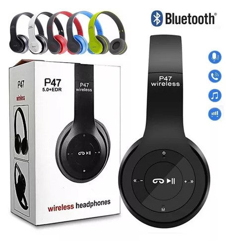 Diadema Inalámbrica Bluetooth Audífonos P47