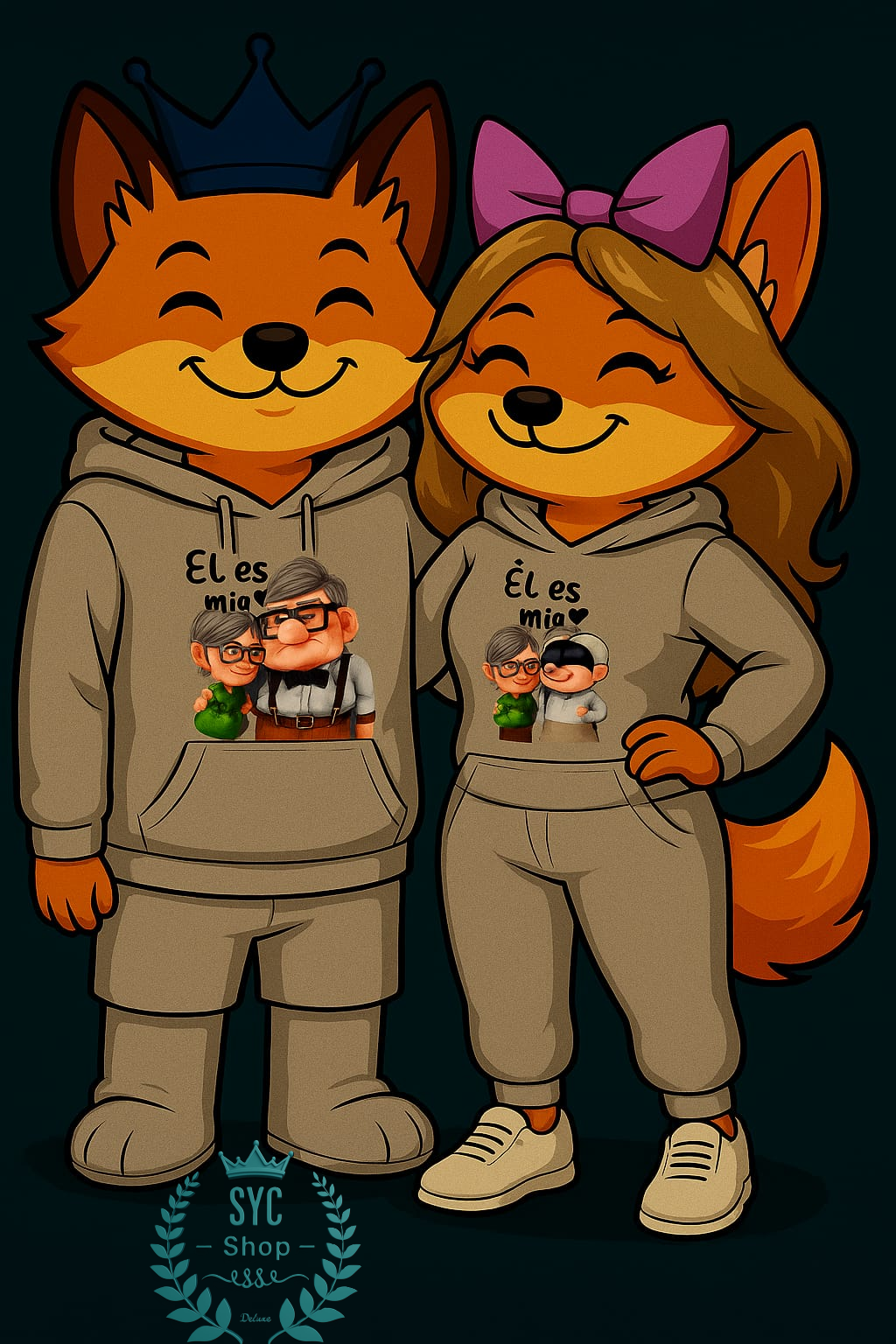2 Buzos Pareja - Carl Y Ellie (Up)