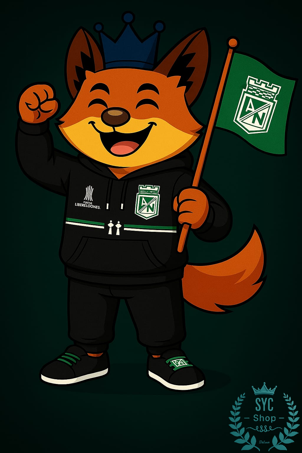 Buzo Deportivo Atlético Nacional - Logos Bordados