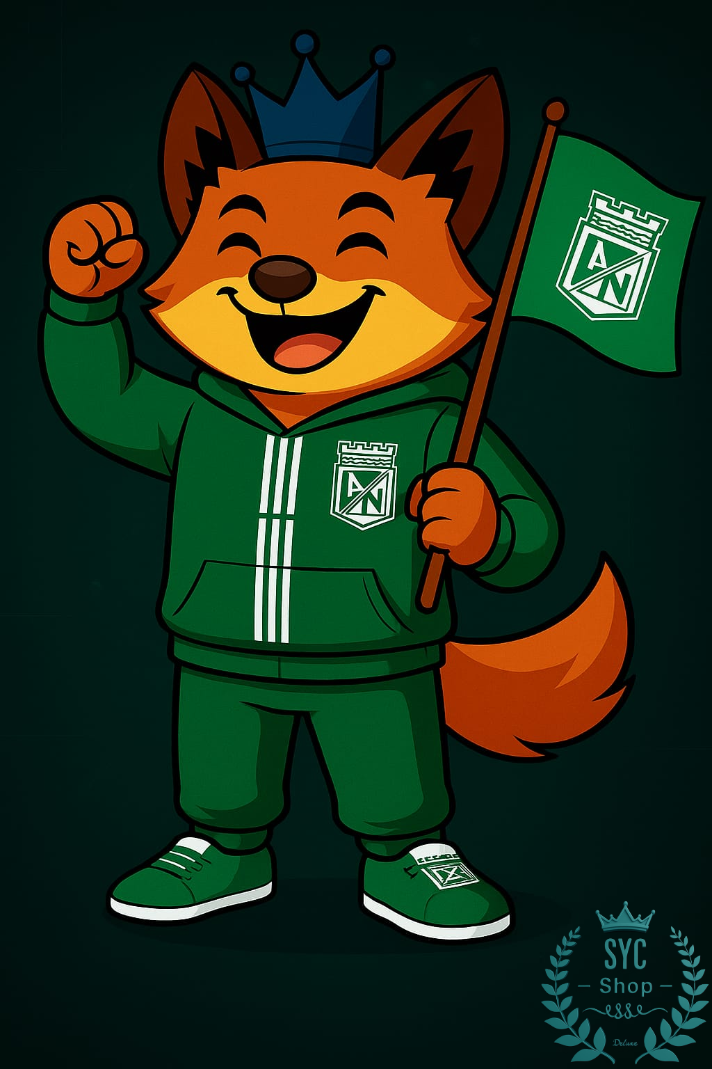 Buzo Deportivo Línea Atlético Nacional - Estampado