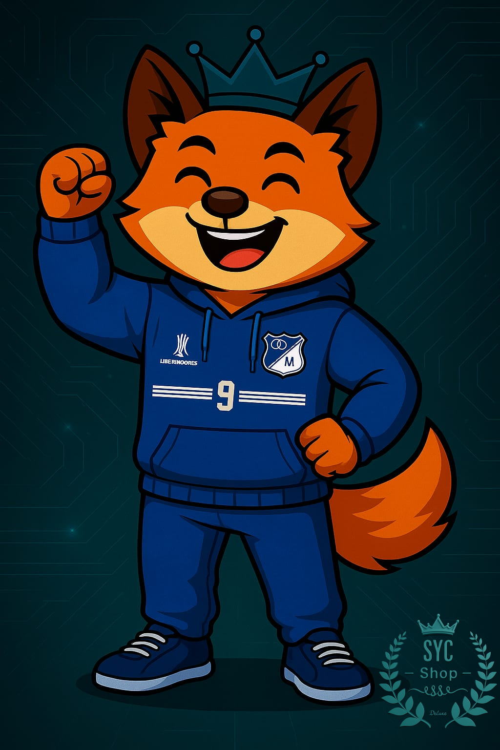Buzo Deportivo Millonarios - Logos Bordados