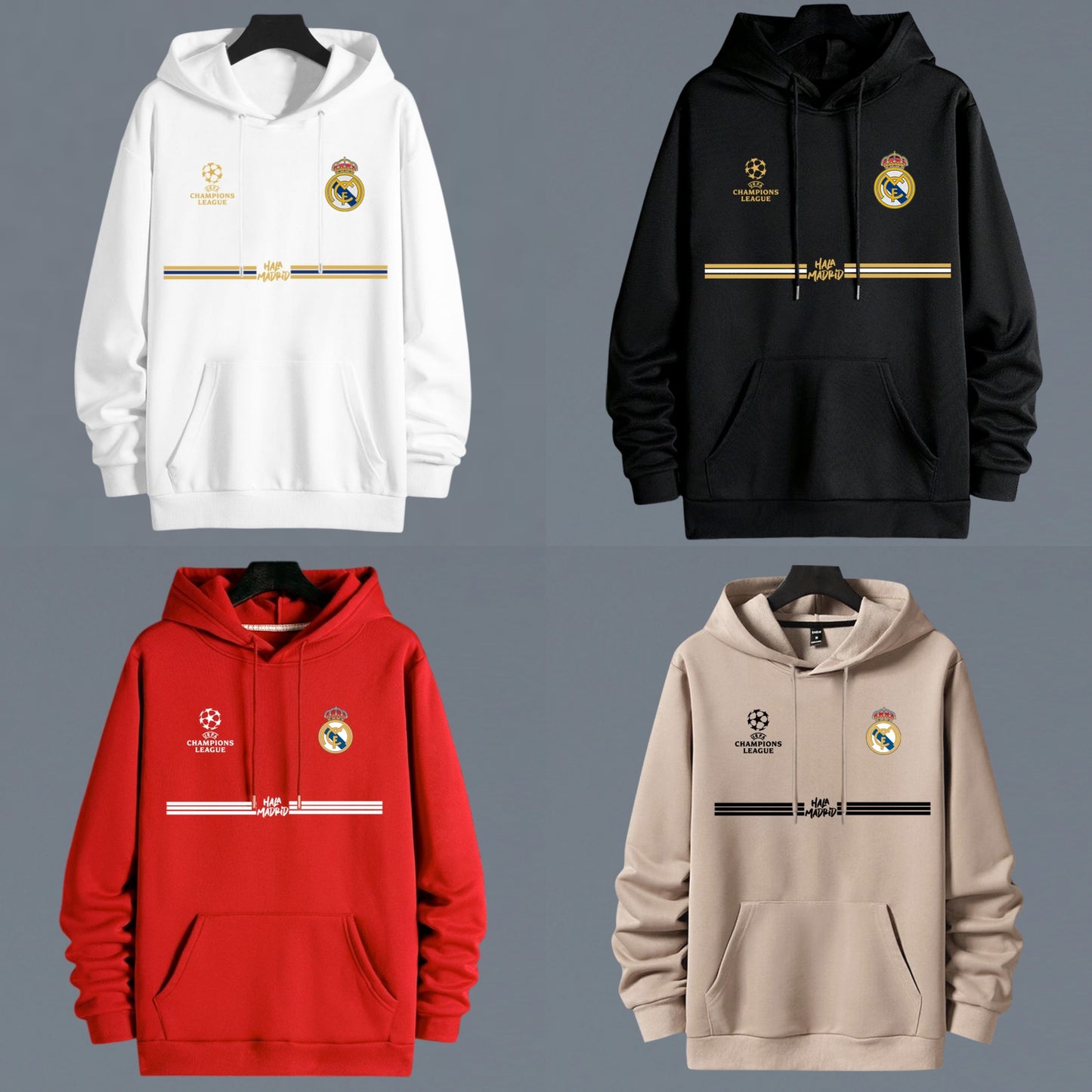 Buzo Deportivo Real Madrid - Logos Bordados