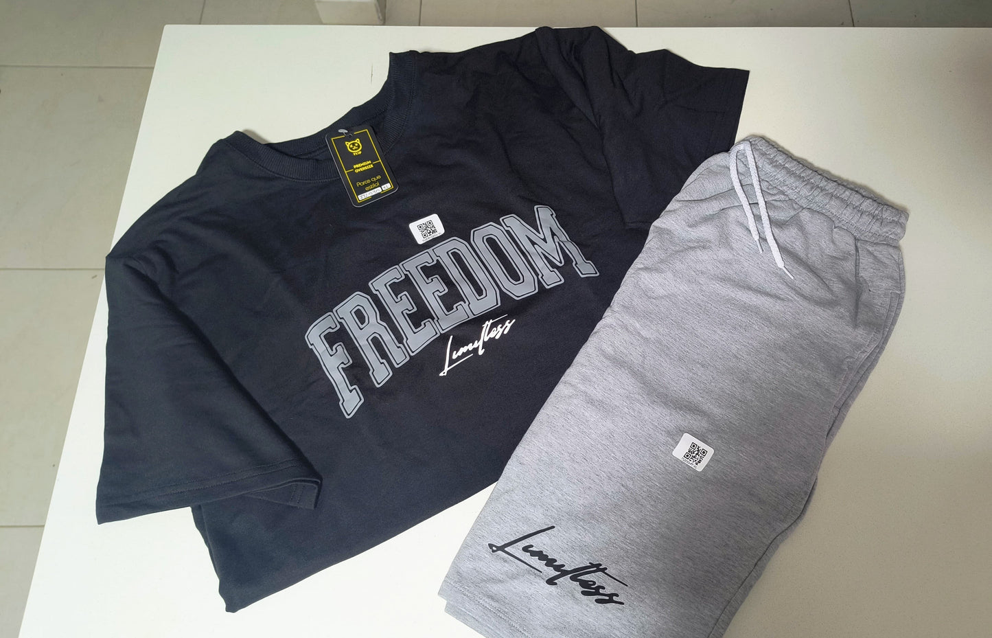 Camiseta+Pantaloneta Oversize Freedom