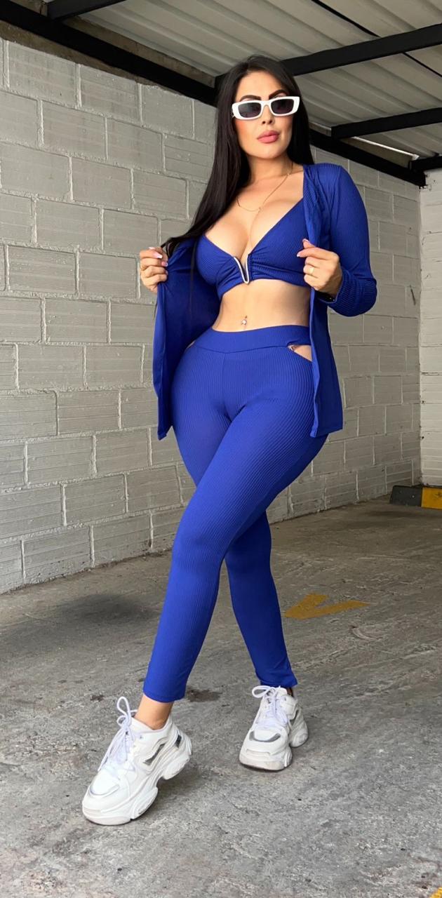 Conjunto Trio - Top Herraje Licrado