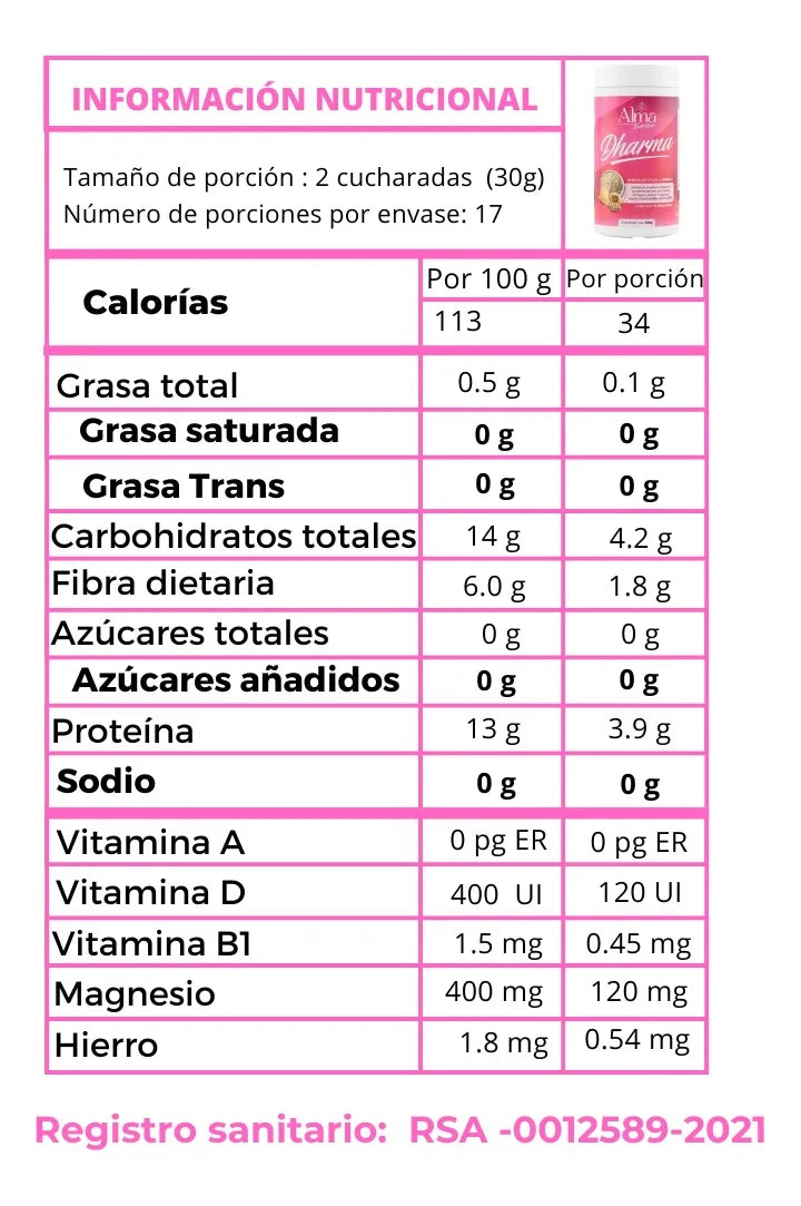Batido natural Dharma