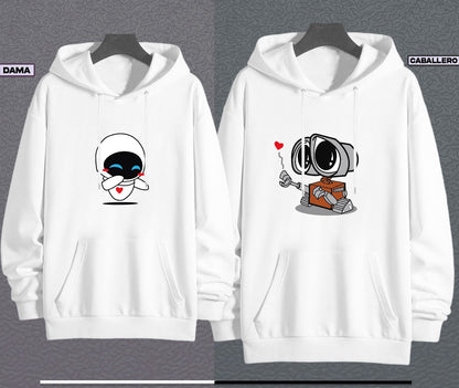2 Buzos Pareja - Wall-E Y Eva - Estampado