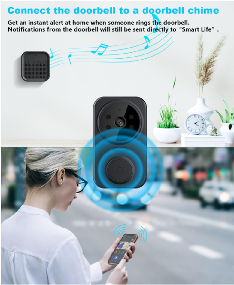 Timbre Digital Con Camara Wifi
