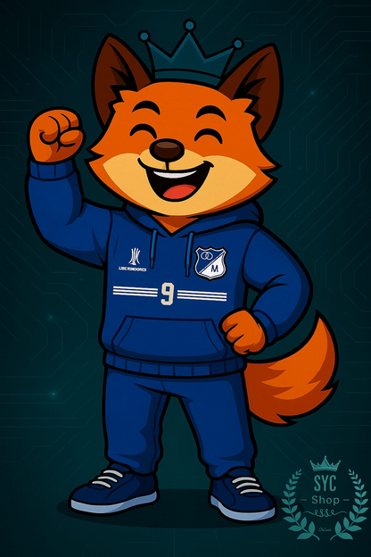 Buzo Deportivo Millonarios - Logos Bordados