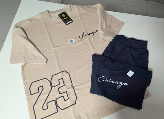 Camiseta+Pantaloneta Oversize Chicago 23