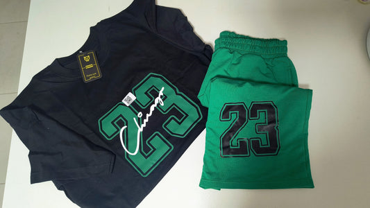 Camiseta+Pantaloneta Oversize Chicago Verde