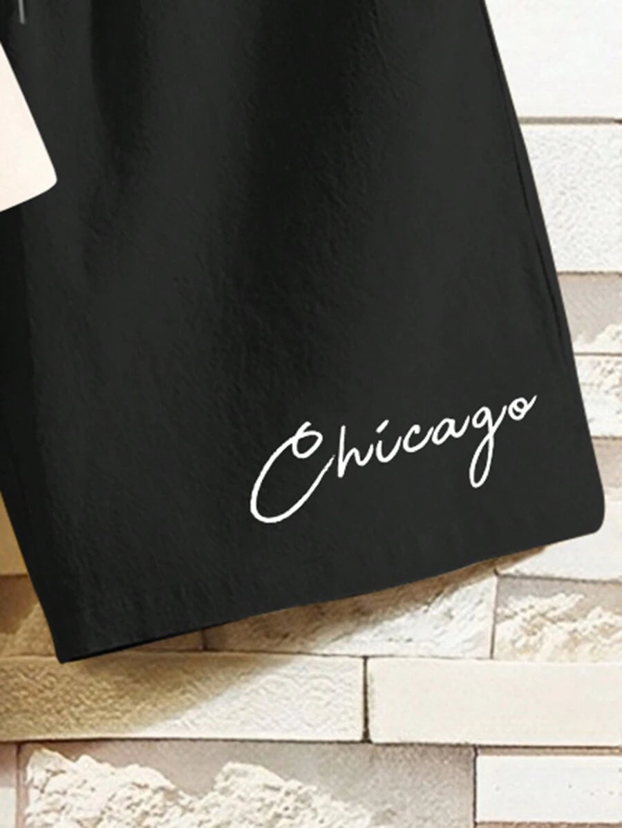 Camiseta+Pantaloneta Oversize Chicago 23