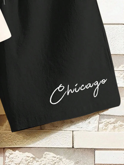 Camiseta+Pantaloneta Oversize Chicago 23