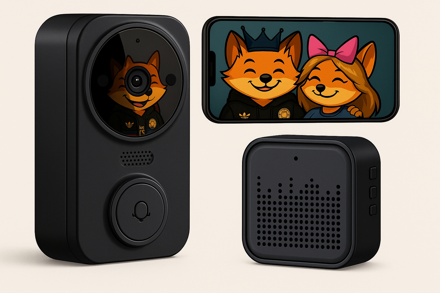 Timbre Digital Con Camara Wifi